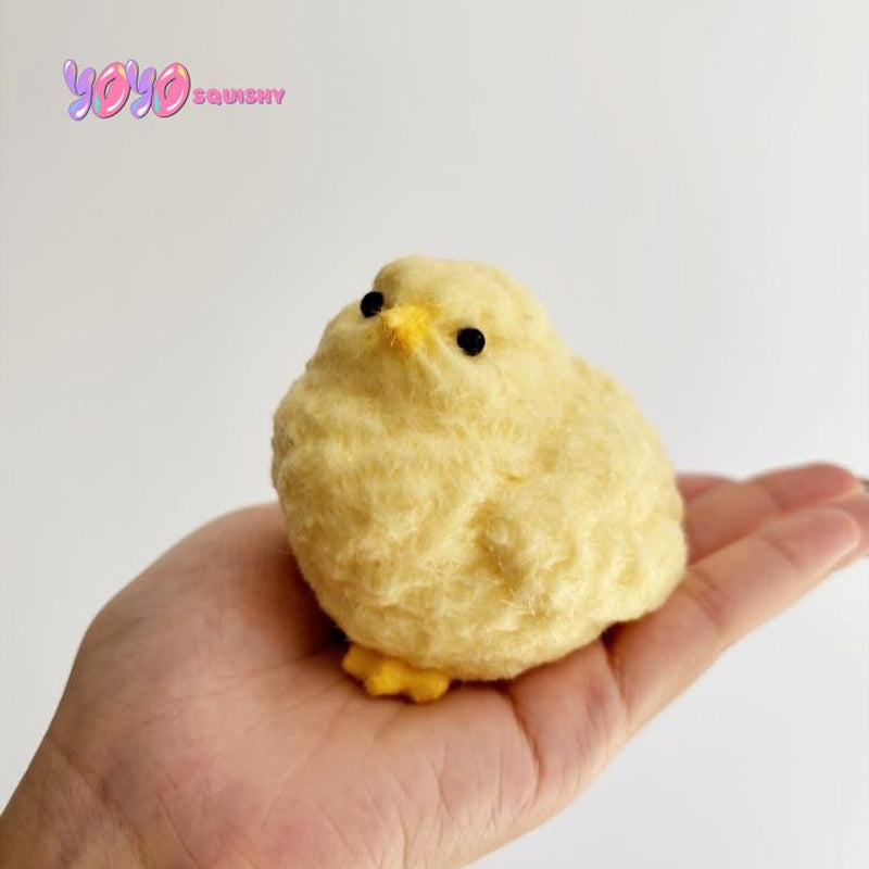 Yoyosquishy Handmade Animal Silicone Sticky Chicken Taba Squishy Toys for Stress Relief