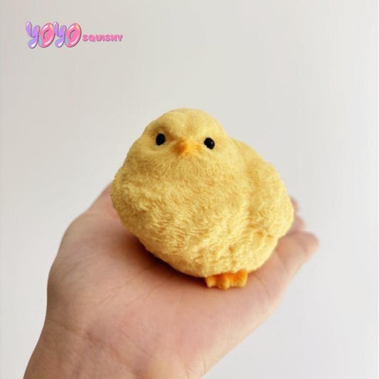 Yoyosquishy Handmade Animal Silicone Sticky Chicken Taba Squishy Toys for Stress Relief