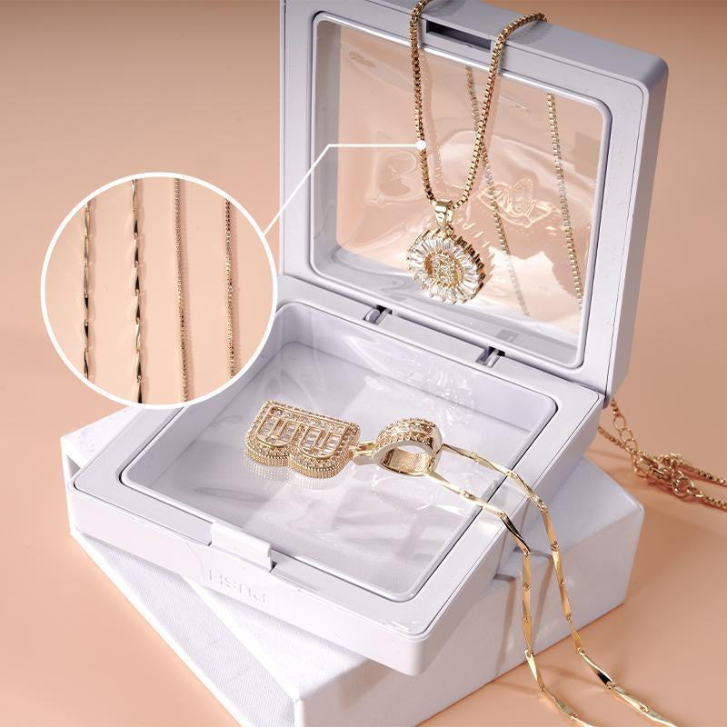 2 Count Initial Letter Pendant Necklaces with Zircon Stones for Women 26 Alphabet Necklace Fashion Jewelry for Parties & Birthdays Valentine'S Day Gift Deals for You Days