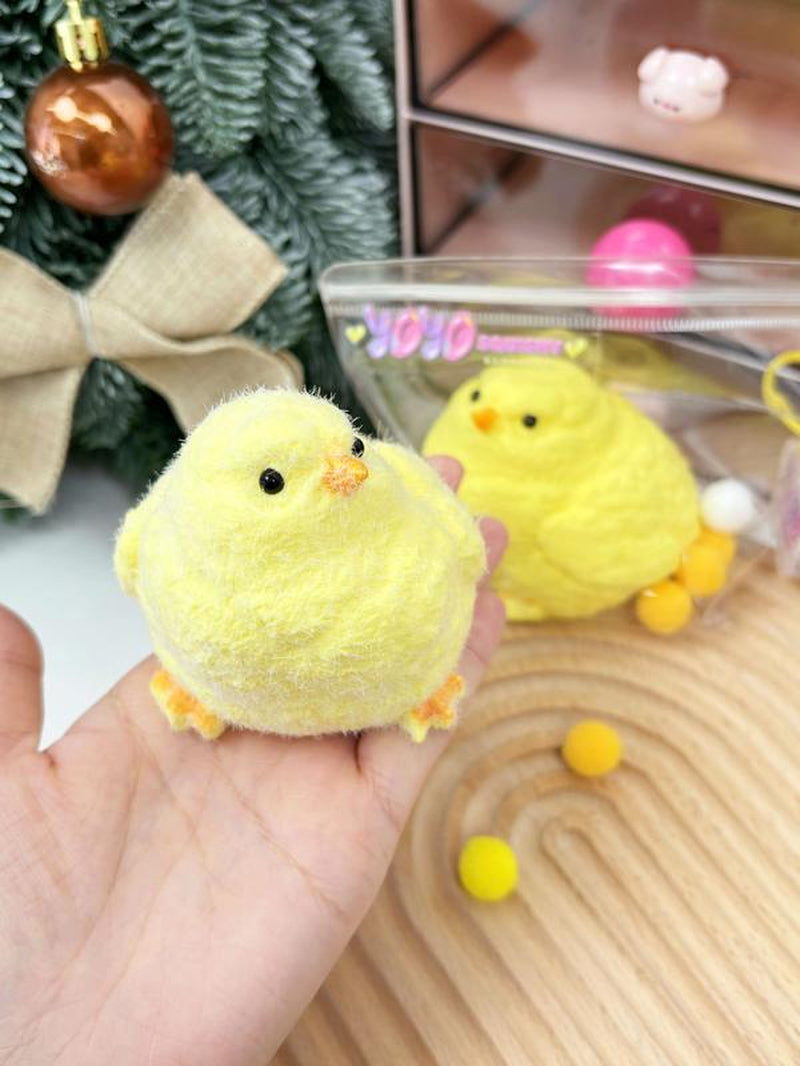 Yoyosquishy Handmade Animal Silicone Sticky Chicken Taba Squishy Toys for Stress Relief